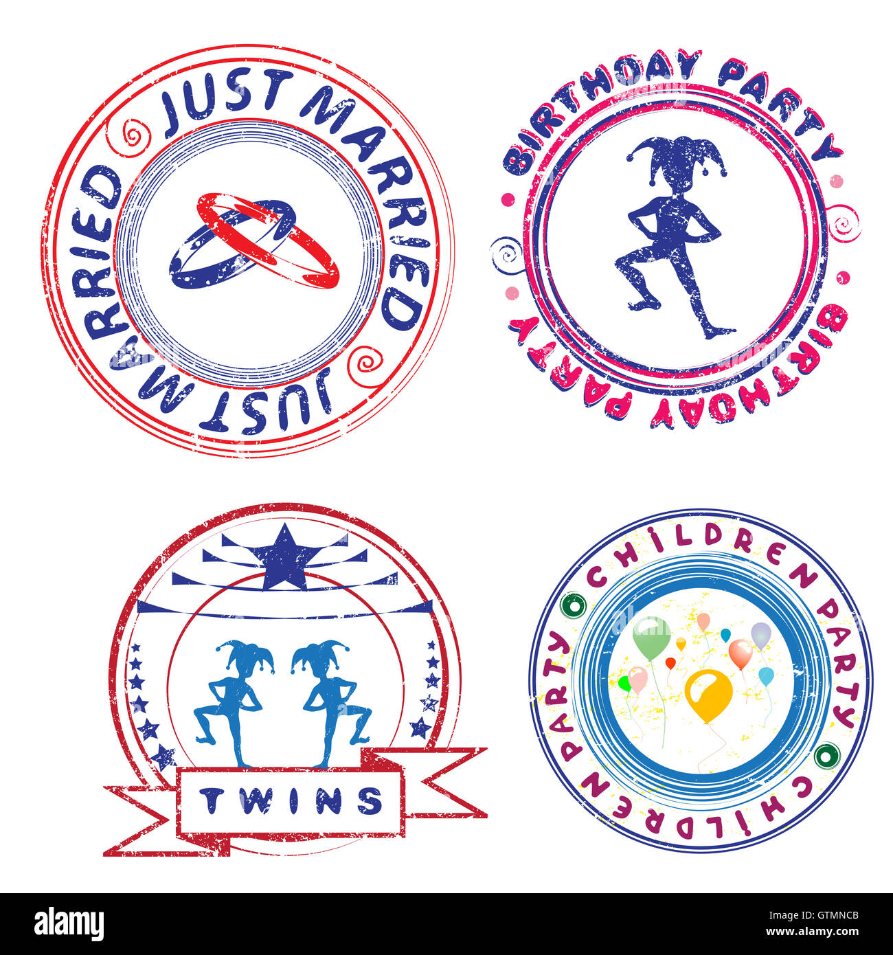 family stamps series Stock Photo Alamy