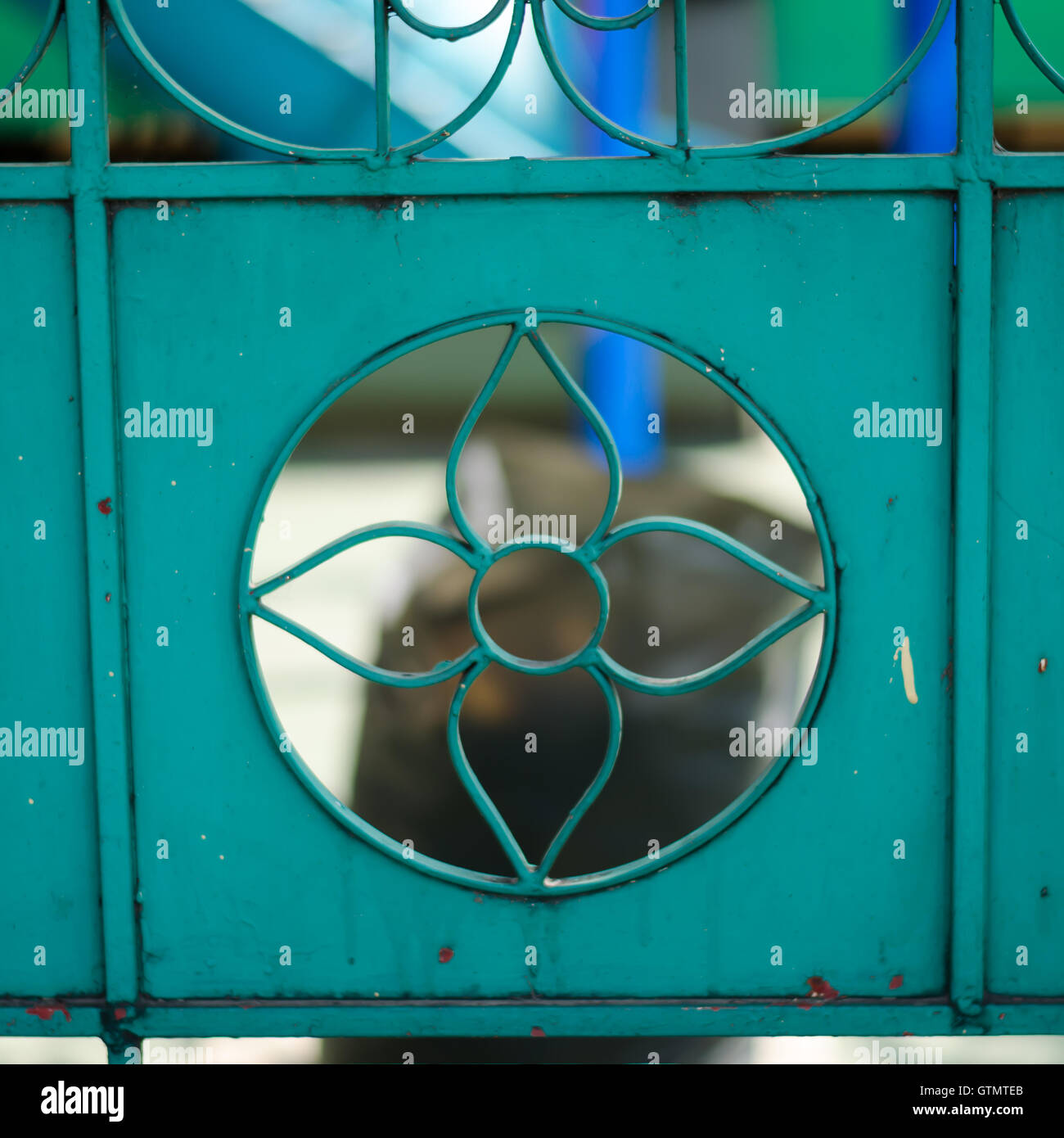 green rust door texture Stock Photo - Alamy