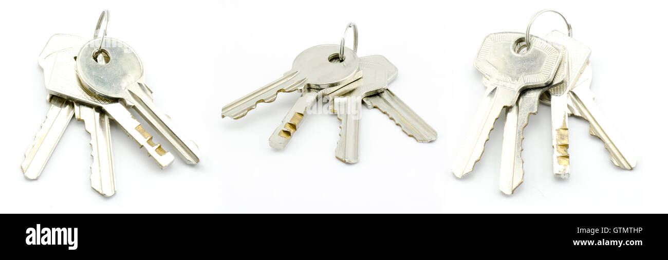keys isolated on white Stock Photo - Alamy