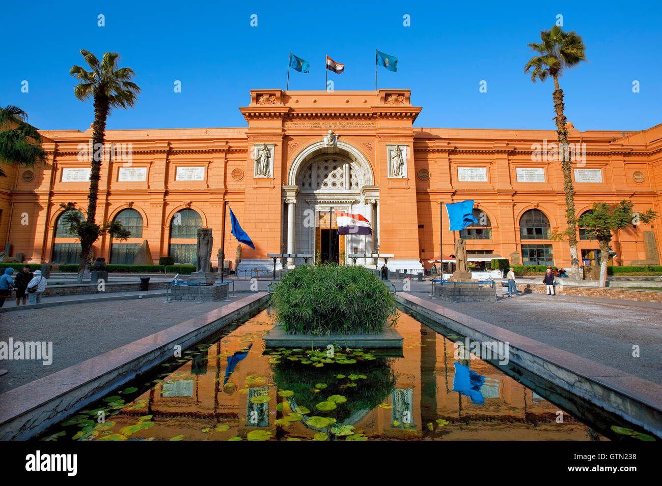 Egyptian museum in Cairo, Egypt Stock Photo