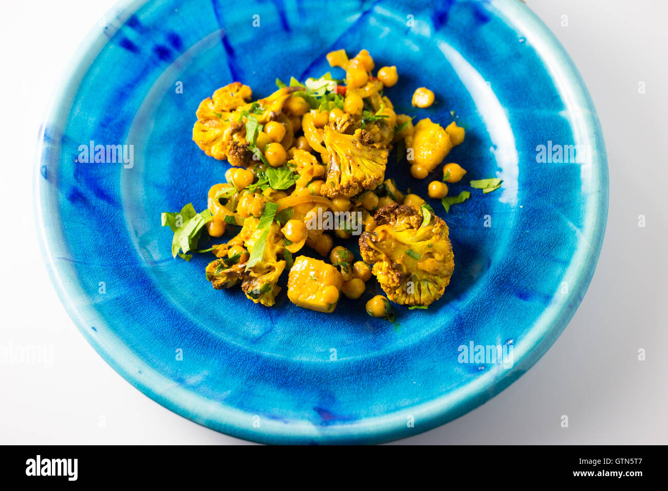 Roast cauliflower salad Stock Photo Alamy