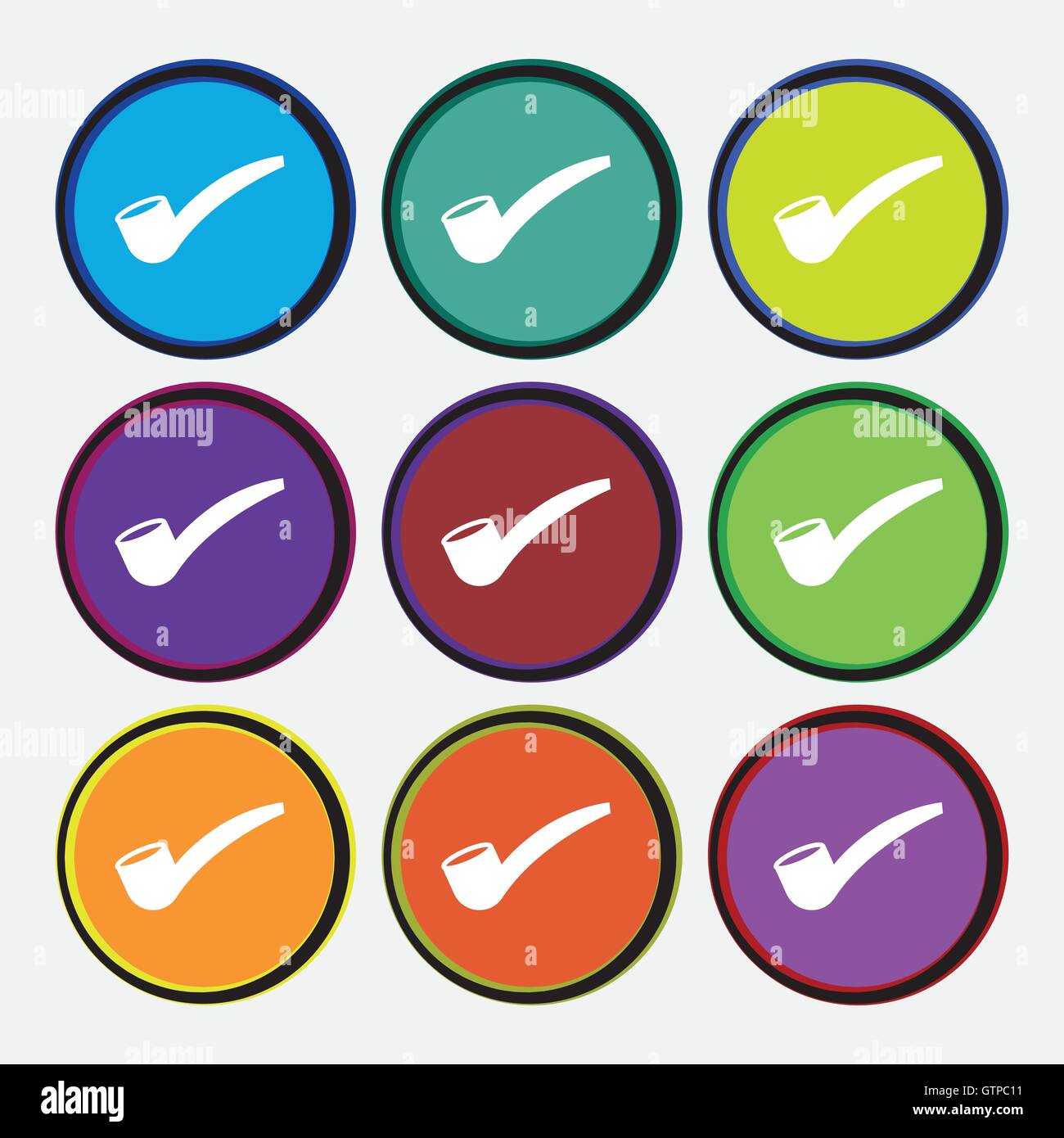 Black smoking weed Stock Vector Images - Alamy