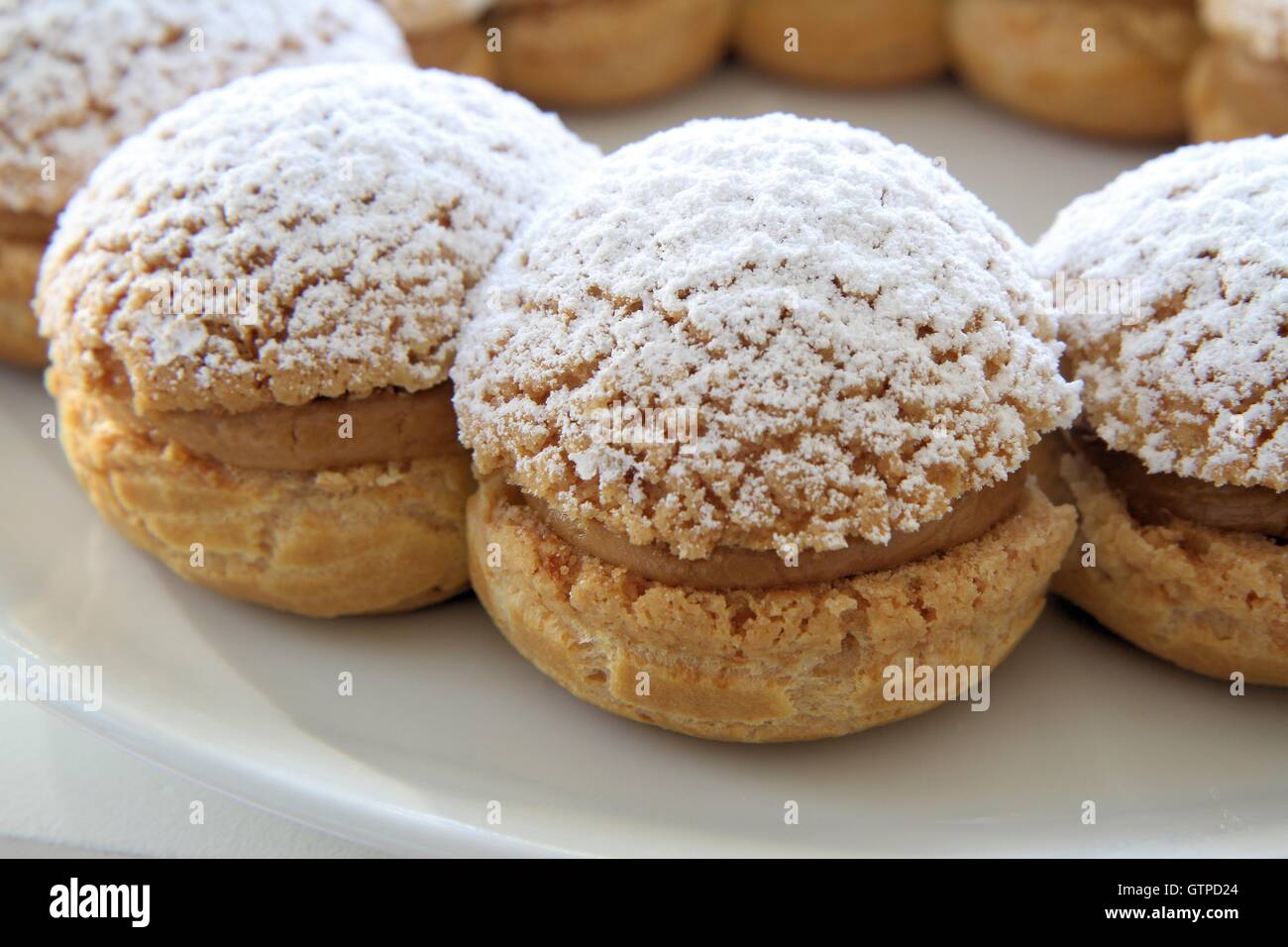 Paris Brest french pastry Stock Photo