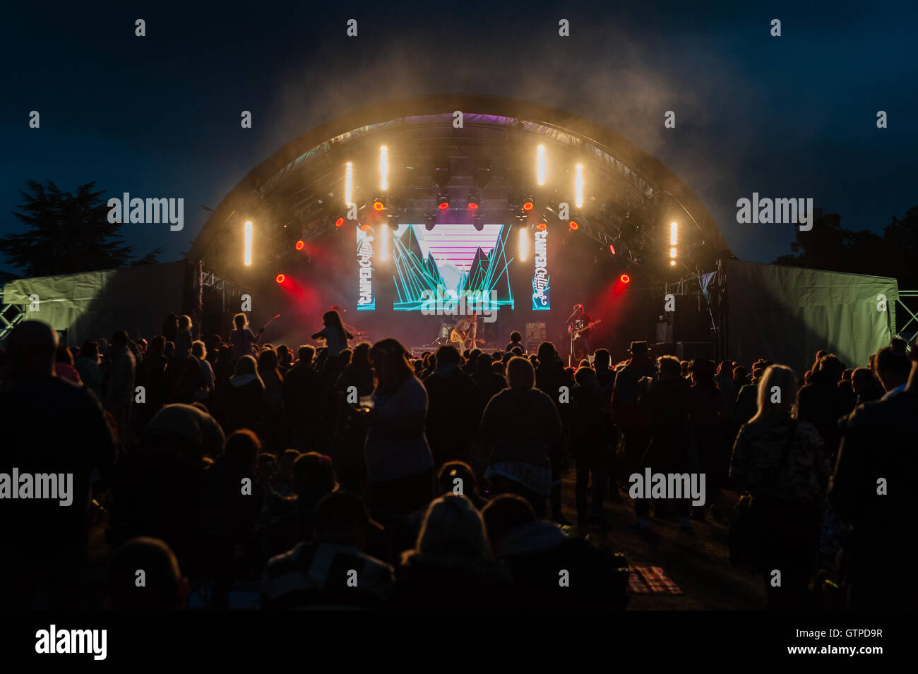 The Hoosiers play "The Lakeside Stage", Camper Calling, Ragley Hall ...
