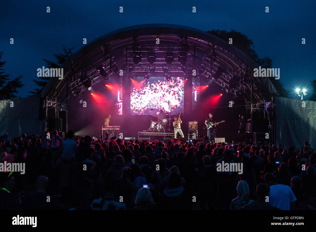The Hoosiers play "The Lakeside Stage", Camper Calling, Ragley Hall ...