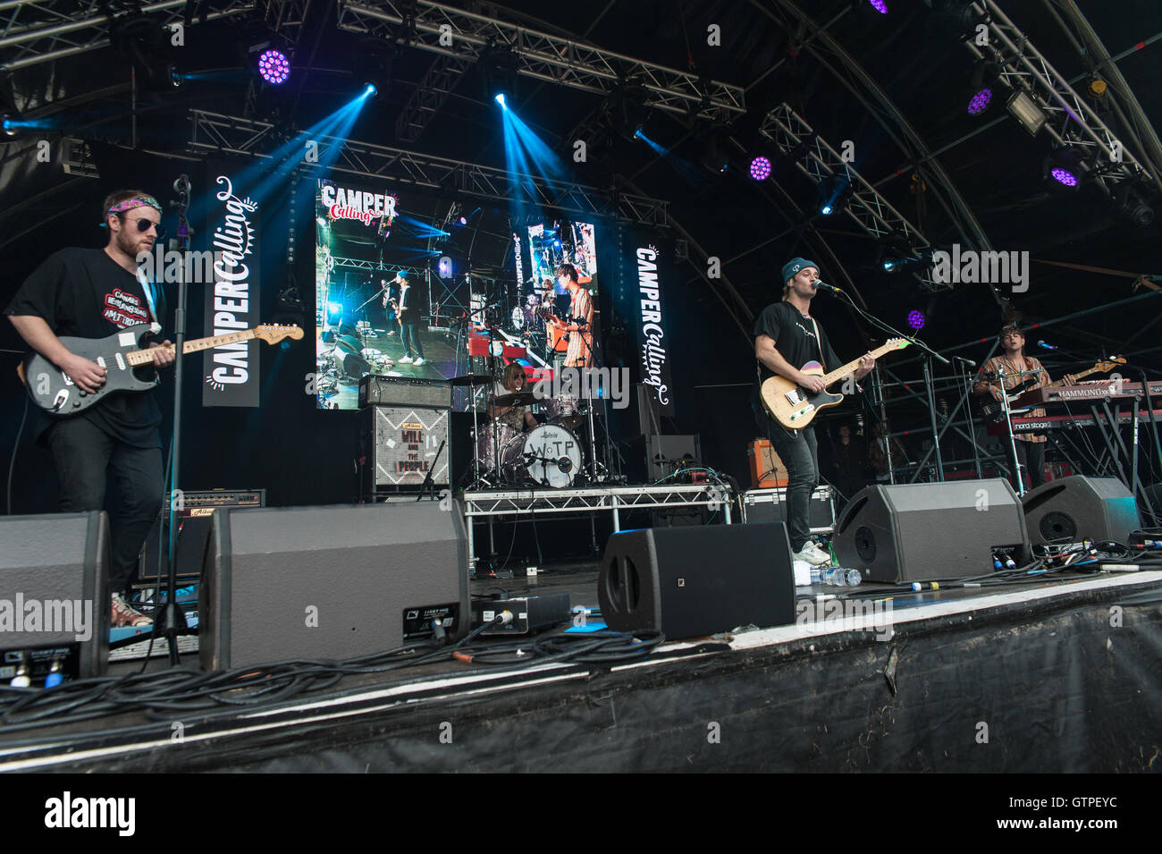 Will and the People play "The Lakeside Stage" at Camper Calling, Ragley ...