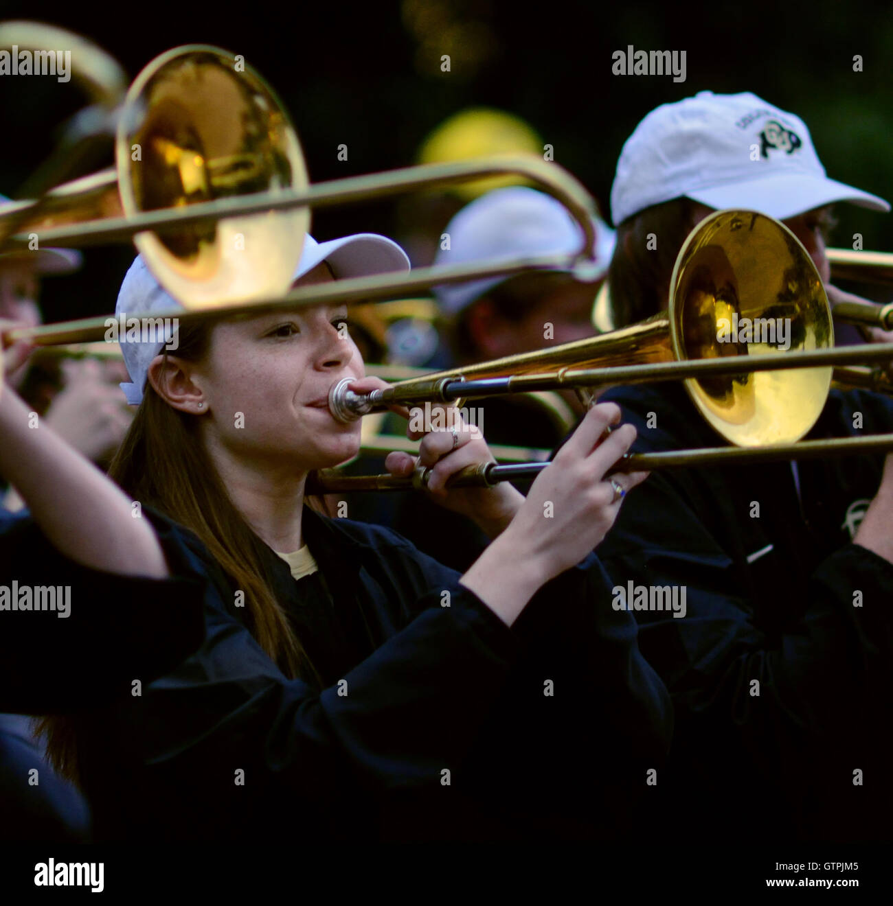 Marching trombone hires stock photography and images Alamy