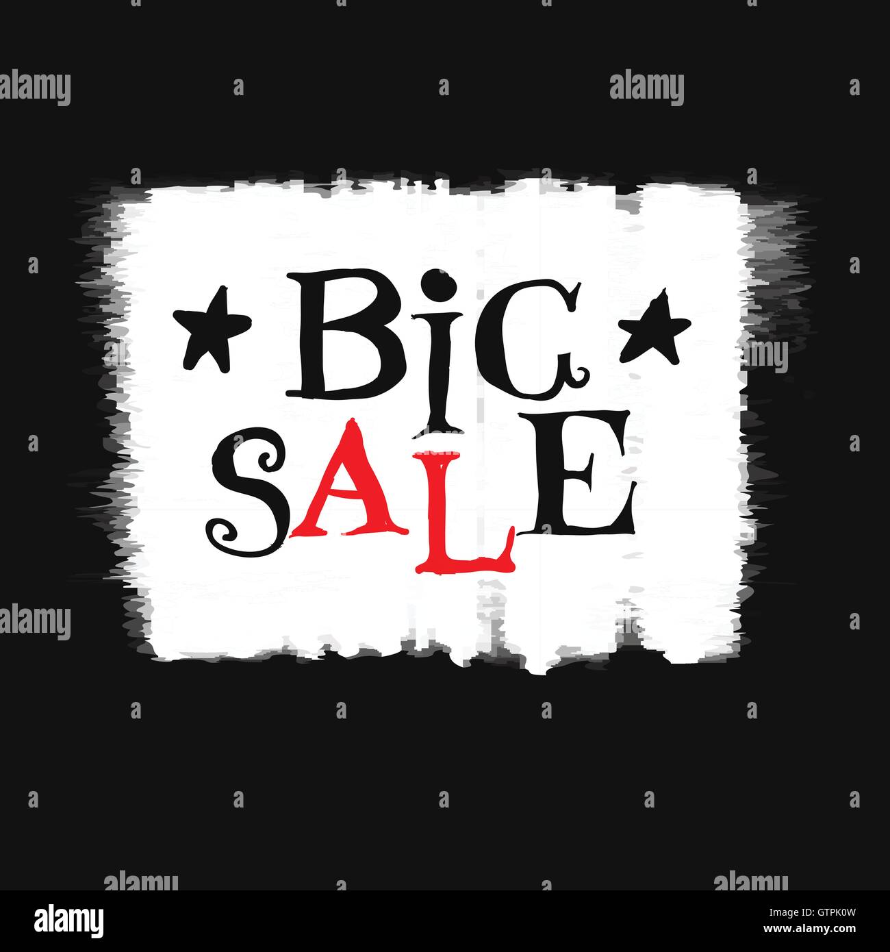 big sale, vector handwritten text Stock Vector Image & Art Alamy