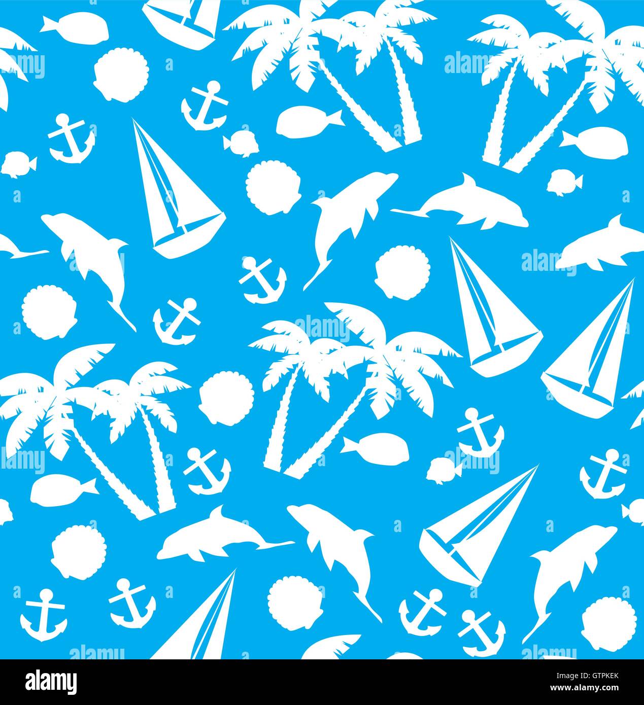 Tropical Seamless Vector Stock Vector Image & Art - Alamy