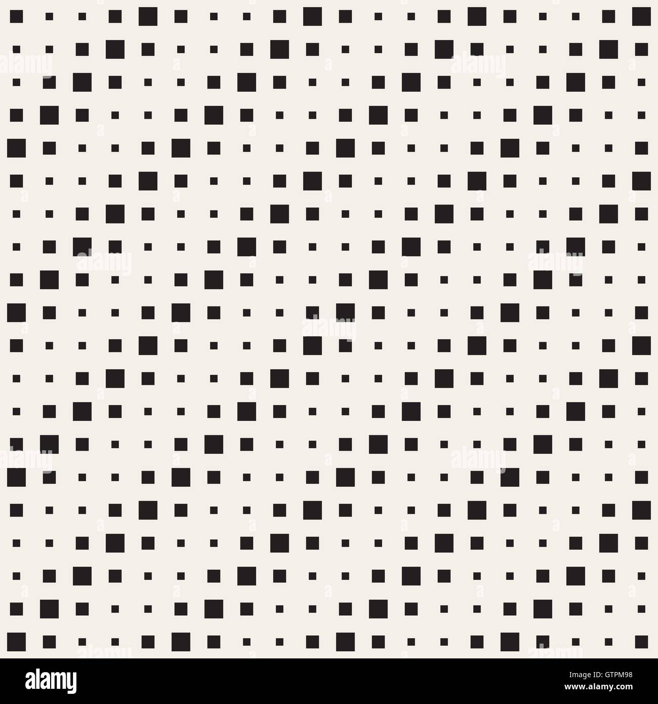 Vector Seamless Black And White Diagonal Lines Halftone Square Pattern ...