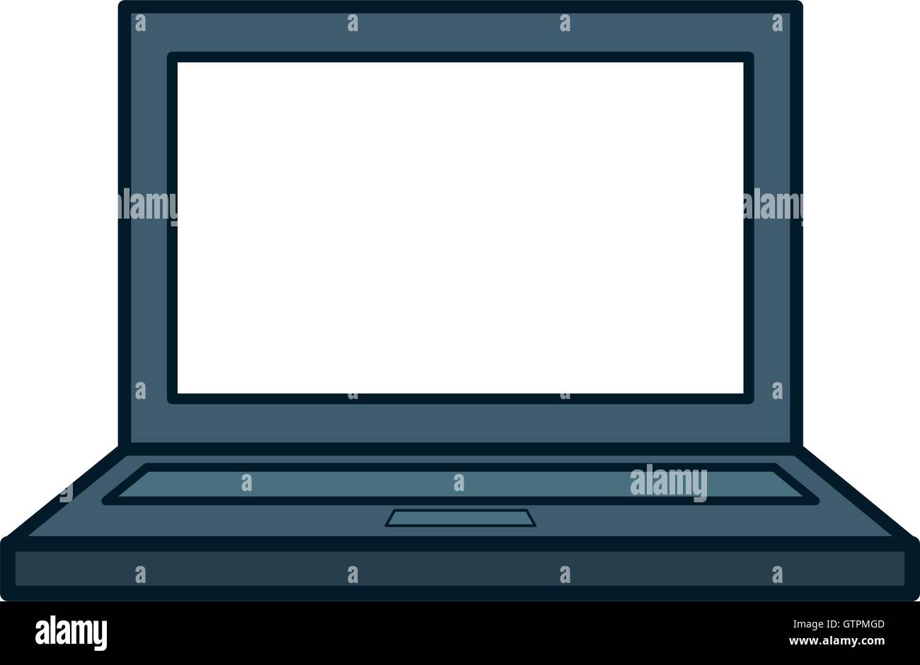 laptop computer device Stock Vector Image & Art - Alamy