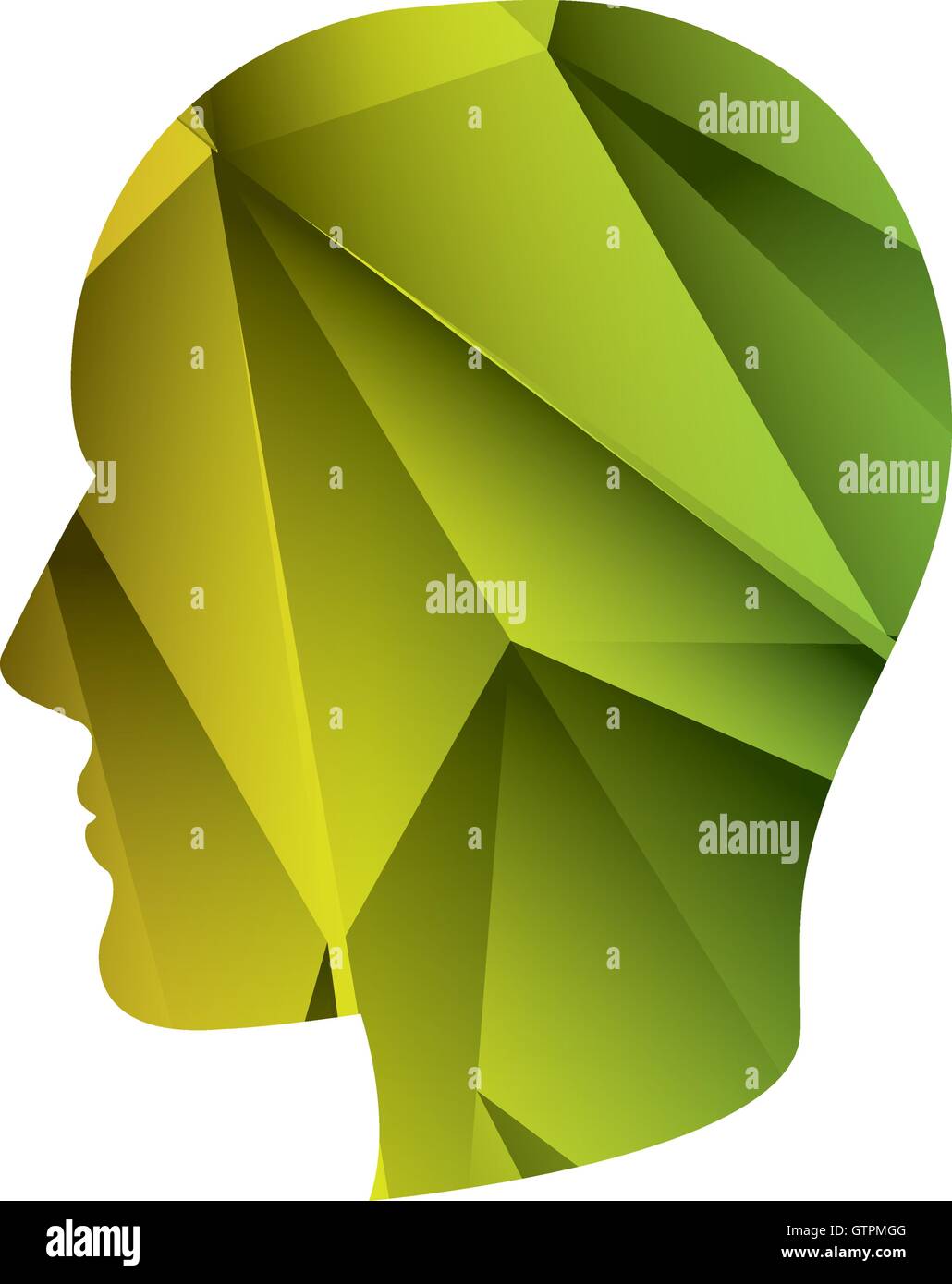 head with abstract texture Stock Vector Image & Art - Alamy