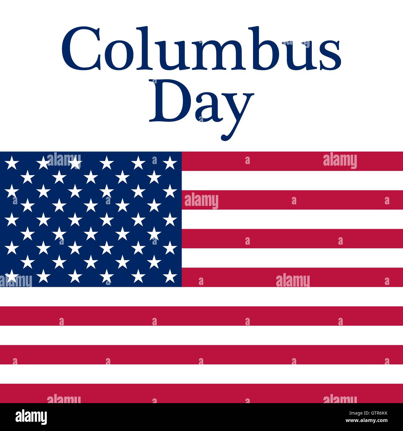 Holiday in the US Columbus Day Poster Stock Vector Image & Art Alamy