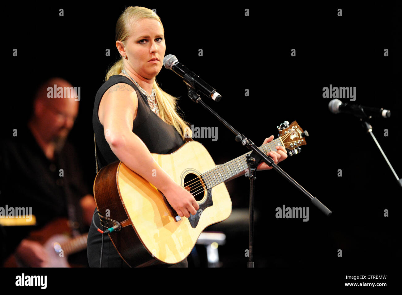 September 9, 2016. London, Canada. Jessica Mitchell performs at the CCMA Legends Show at Centennial Hall in London, Ontario. Dominic Chan/EXImages. Stock Photo