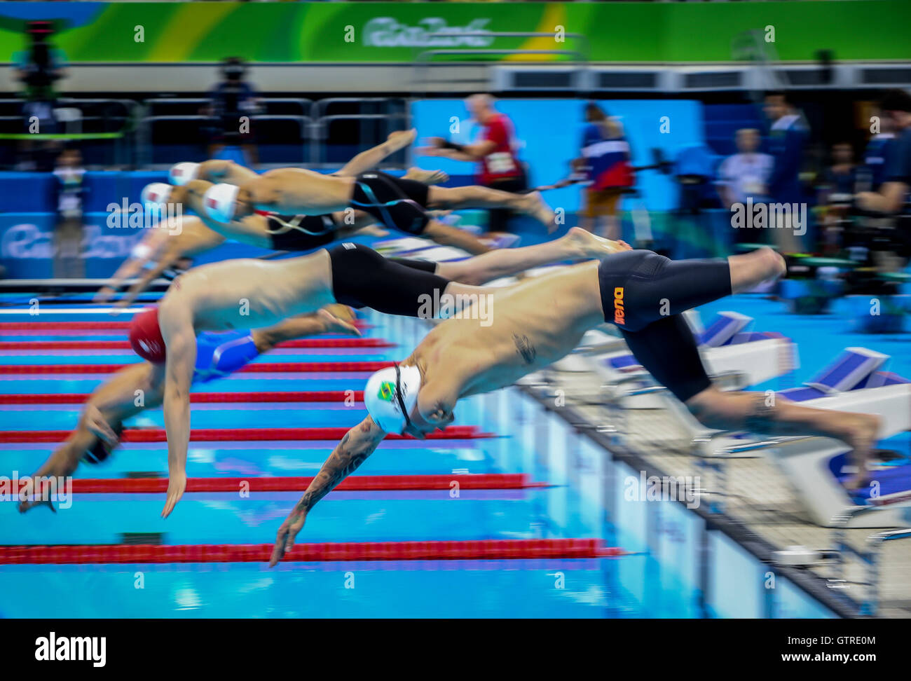 Rio De Janeiro Brazil 09th Sep 2016 Athletes Start For