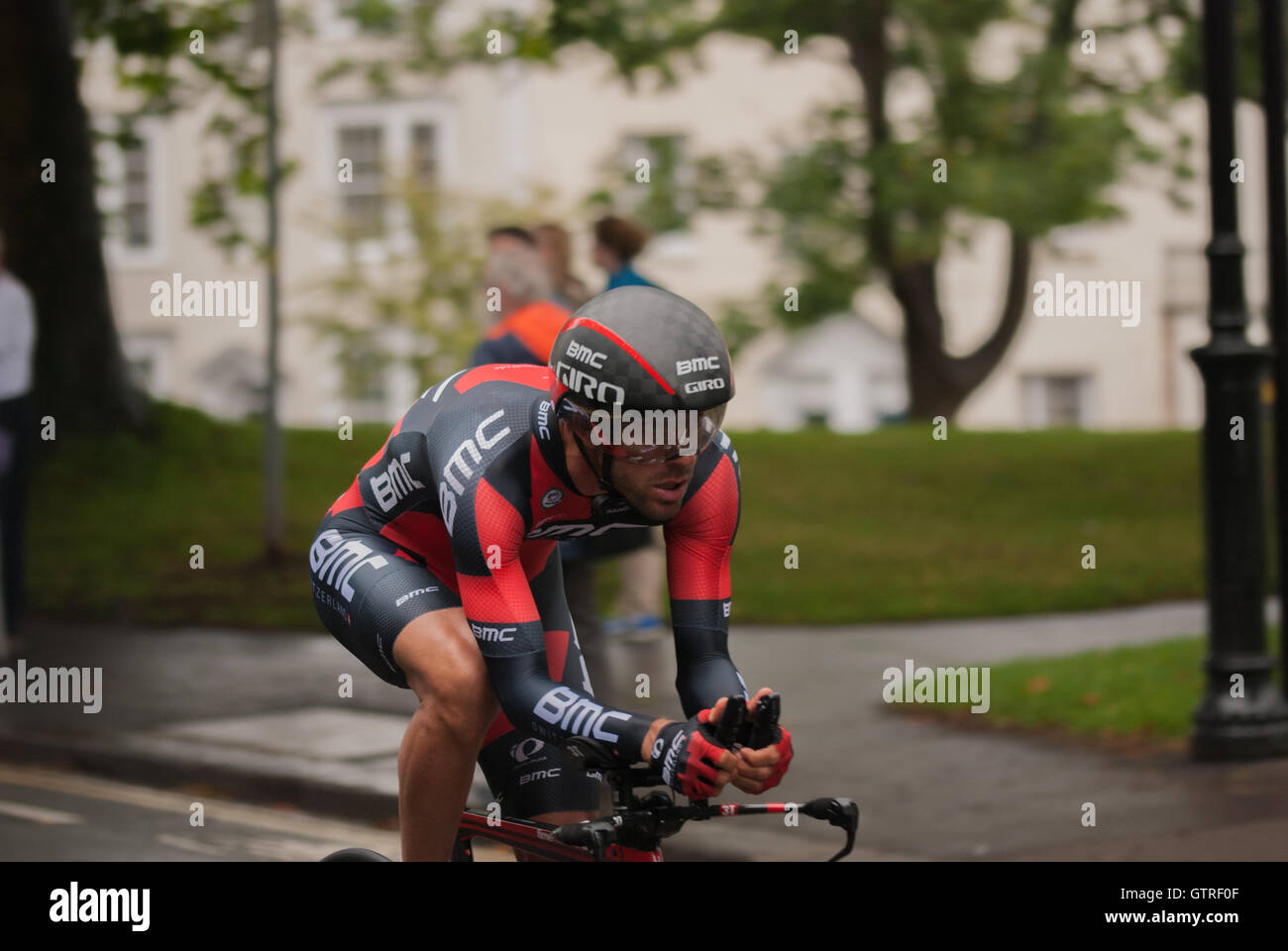 Tour of Britain Stage 7A Time Trial Clifton, Bristol. 10th Sept 2016, BMC Racing Team, Credit:  Nate/Alamy Live News Stock Photo