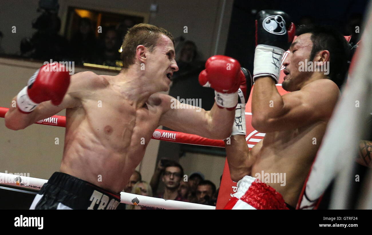 Russian boxer Troyanovsky defended his IBO and IBF world champion titles Russian boxer Troyanovsky defended his IBO and IBF world champion titles