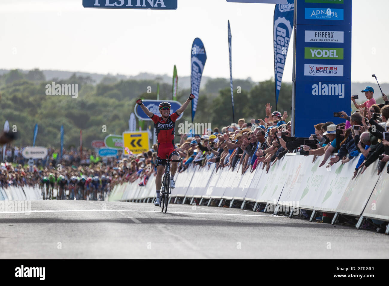 Bristol, UK. 10th Sept, 2016. Rohan Dennis, winner of the Bristol Stage