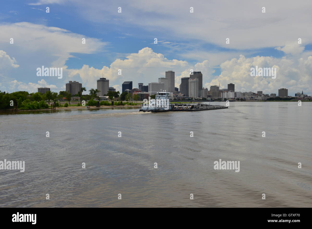 The Mississippi river near New Orleans in Louisiana Stock Photo - Alamy