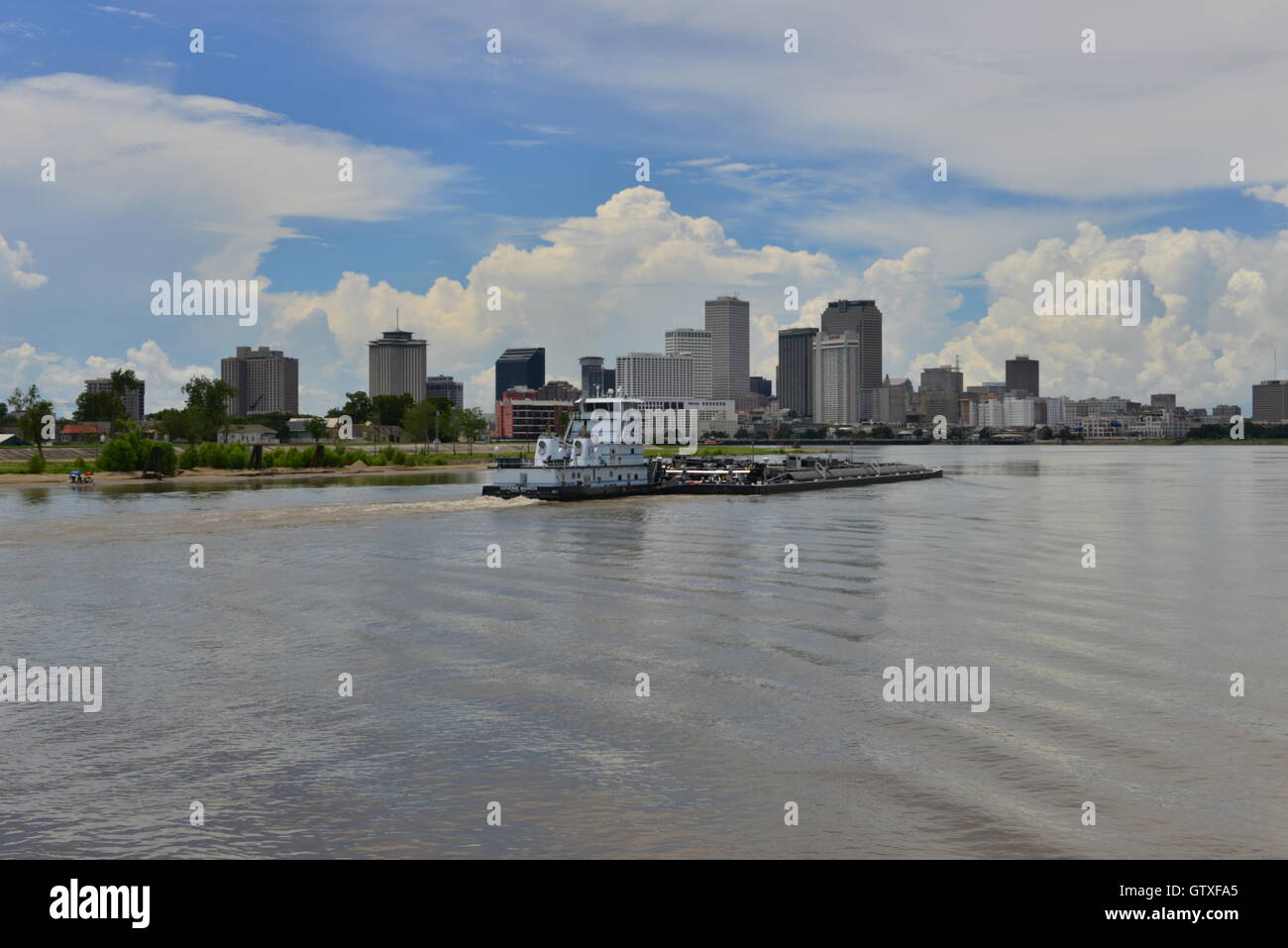 The Mississippi river near New Orleans in Louisiana Stock Photo - Alamy