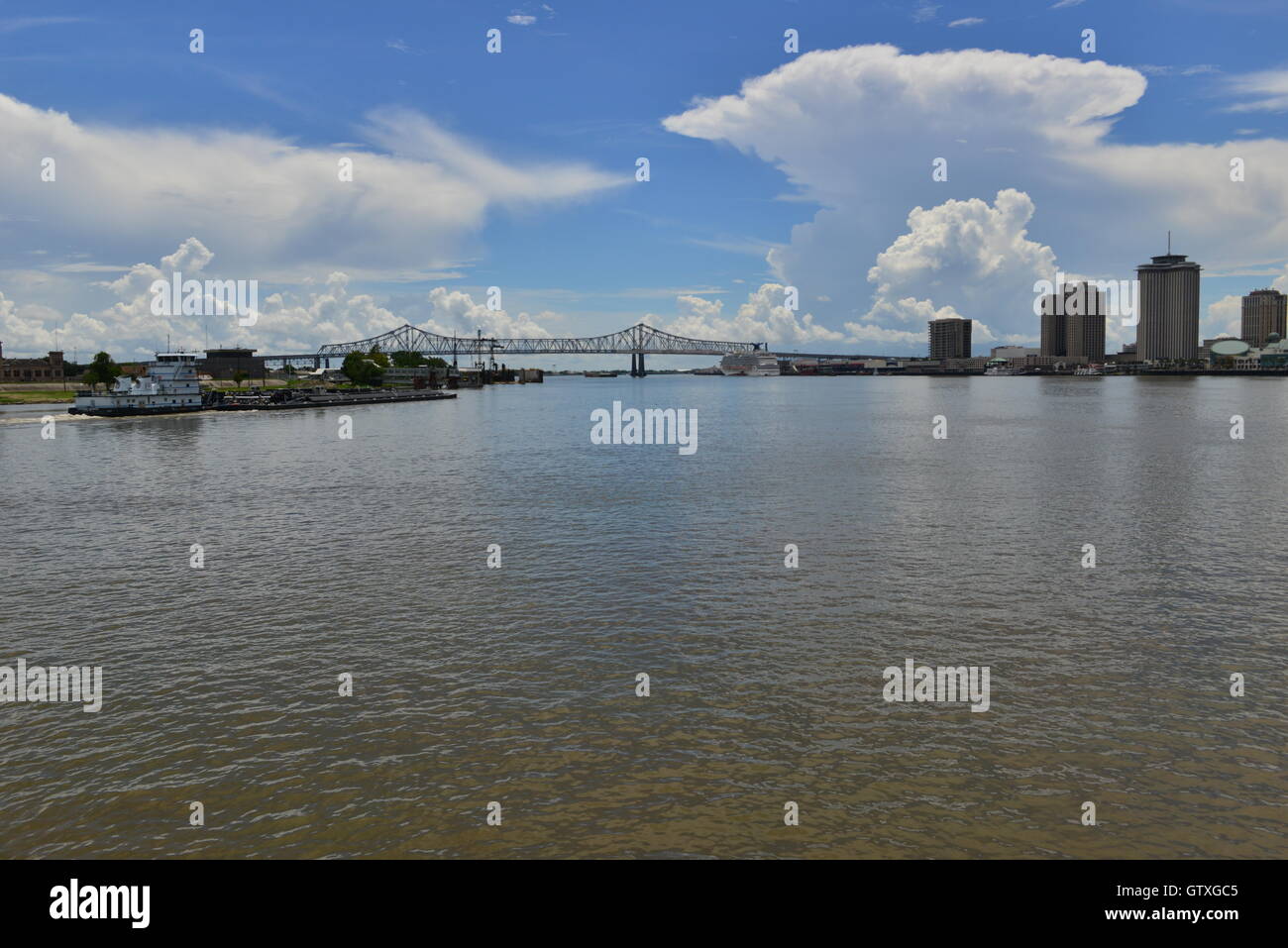 The Mississippi river near New Orleans in Louisiana Stock Photo - Alamy
