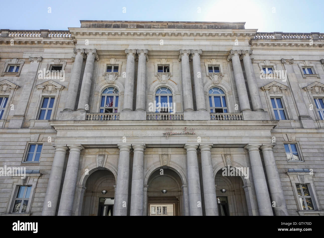 College for music in Berlin Stock Photo Alamy