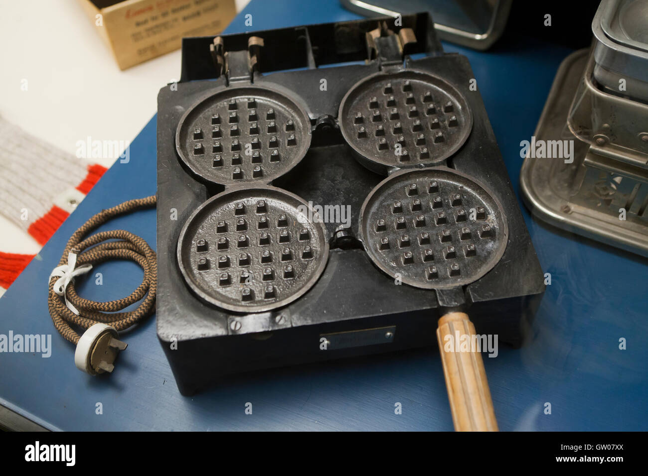 Antique waffle iron hires stock photography and images Alamy