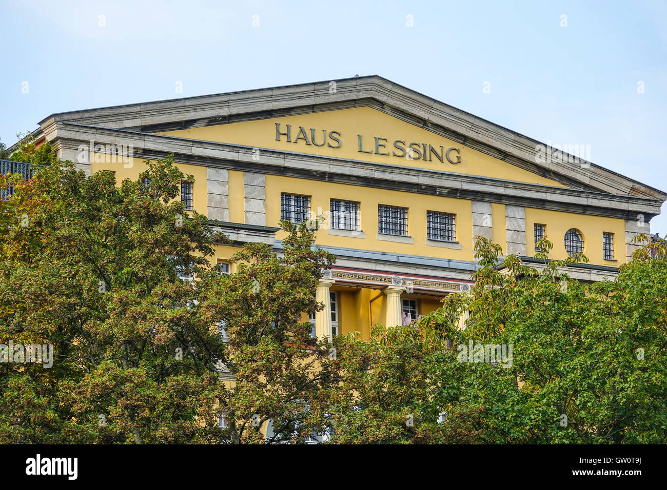 Famous Lessing House in Berlin - Haus Lessing Stock Photo - Alamy