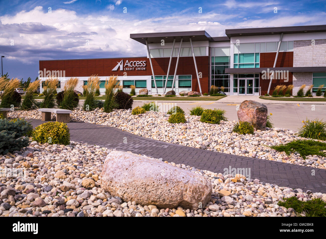 The Access Credit Union corporate office building near Winkler