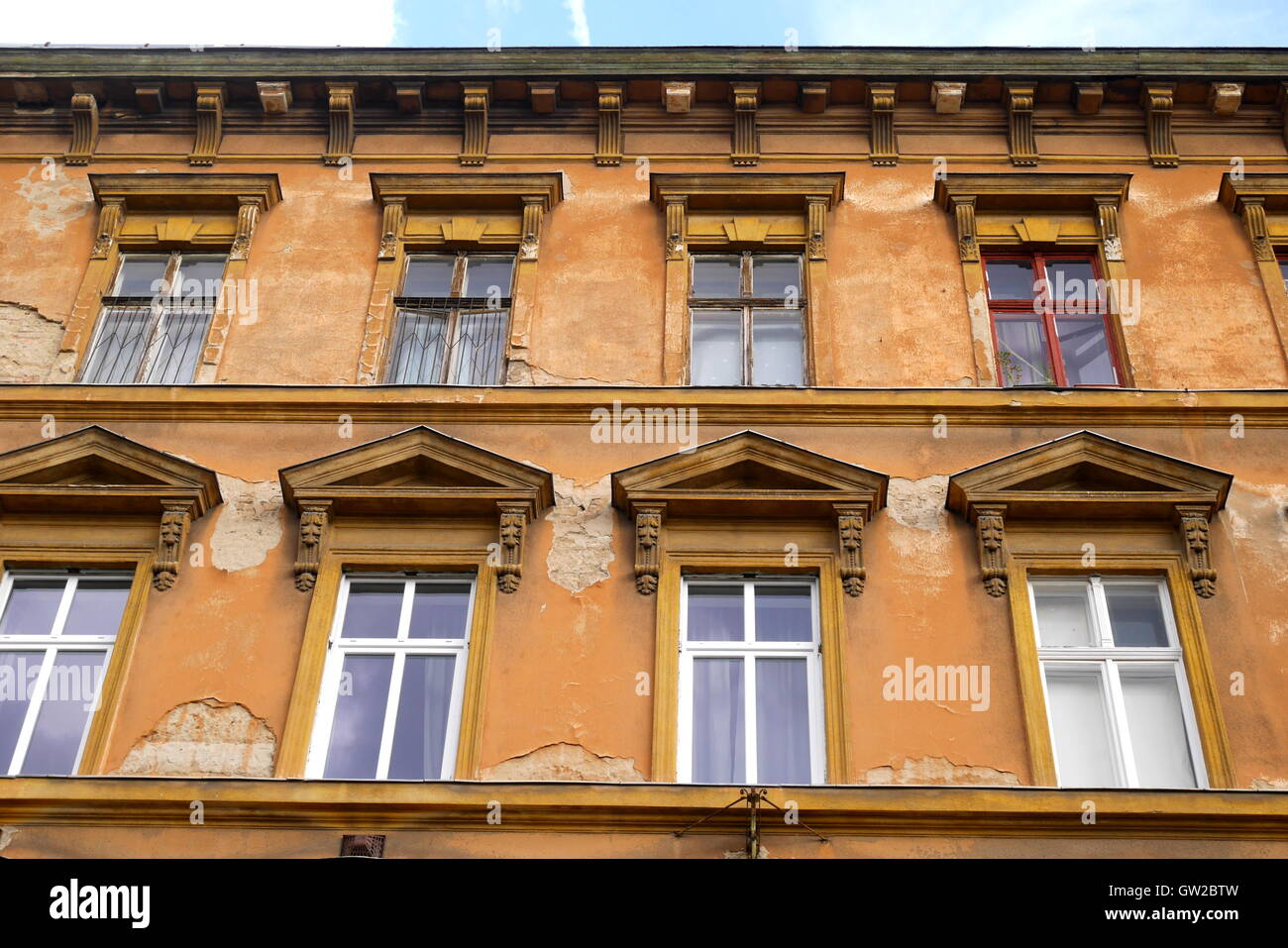 Apartment building in Klauzal Ter, Budapest, Hungary Stock Photo Alamy