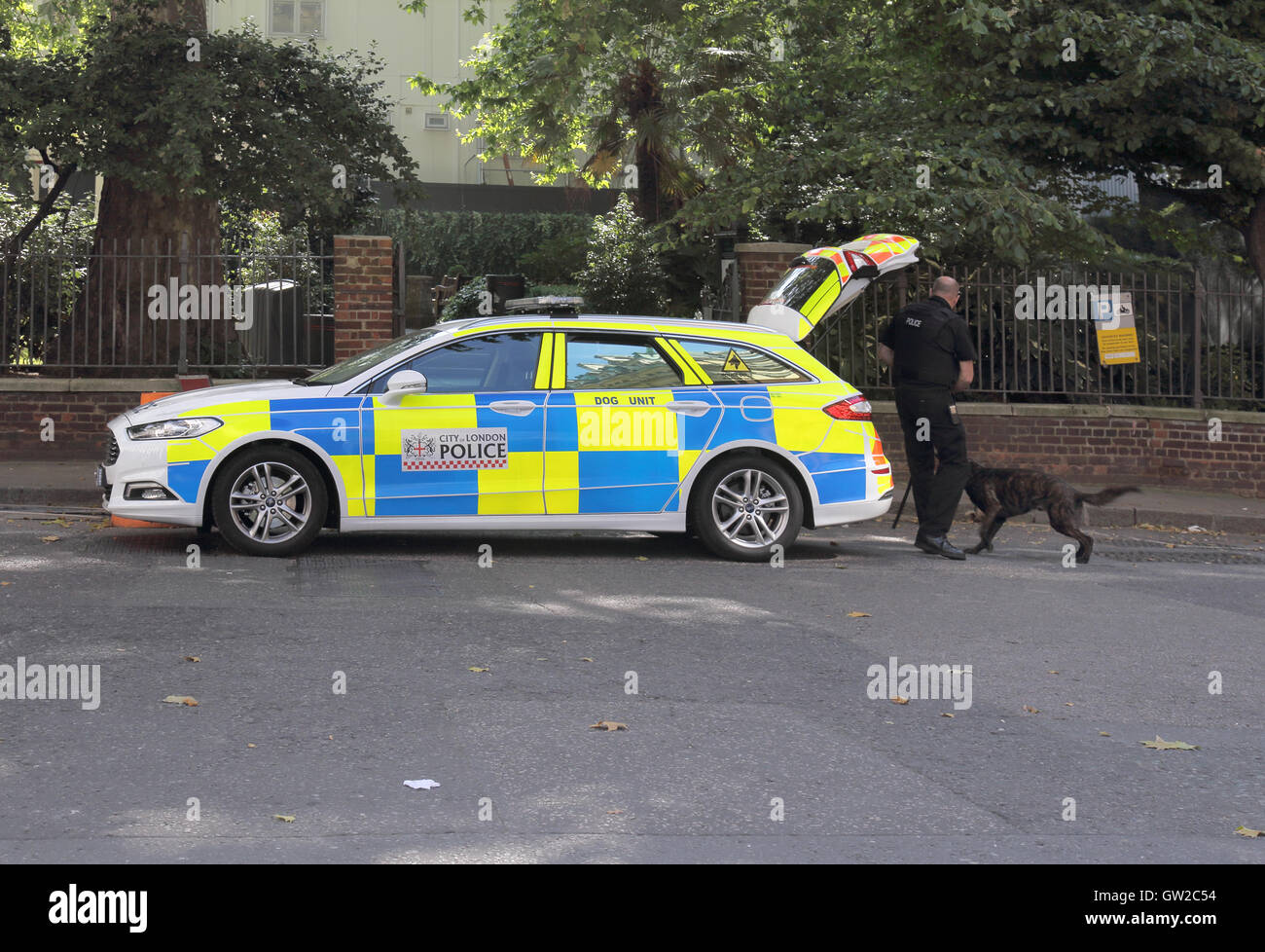 city of london police dog unit Stock Photo