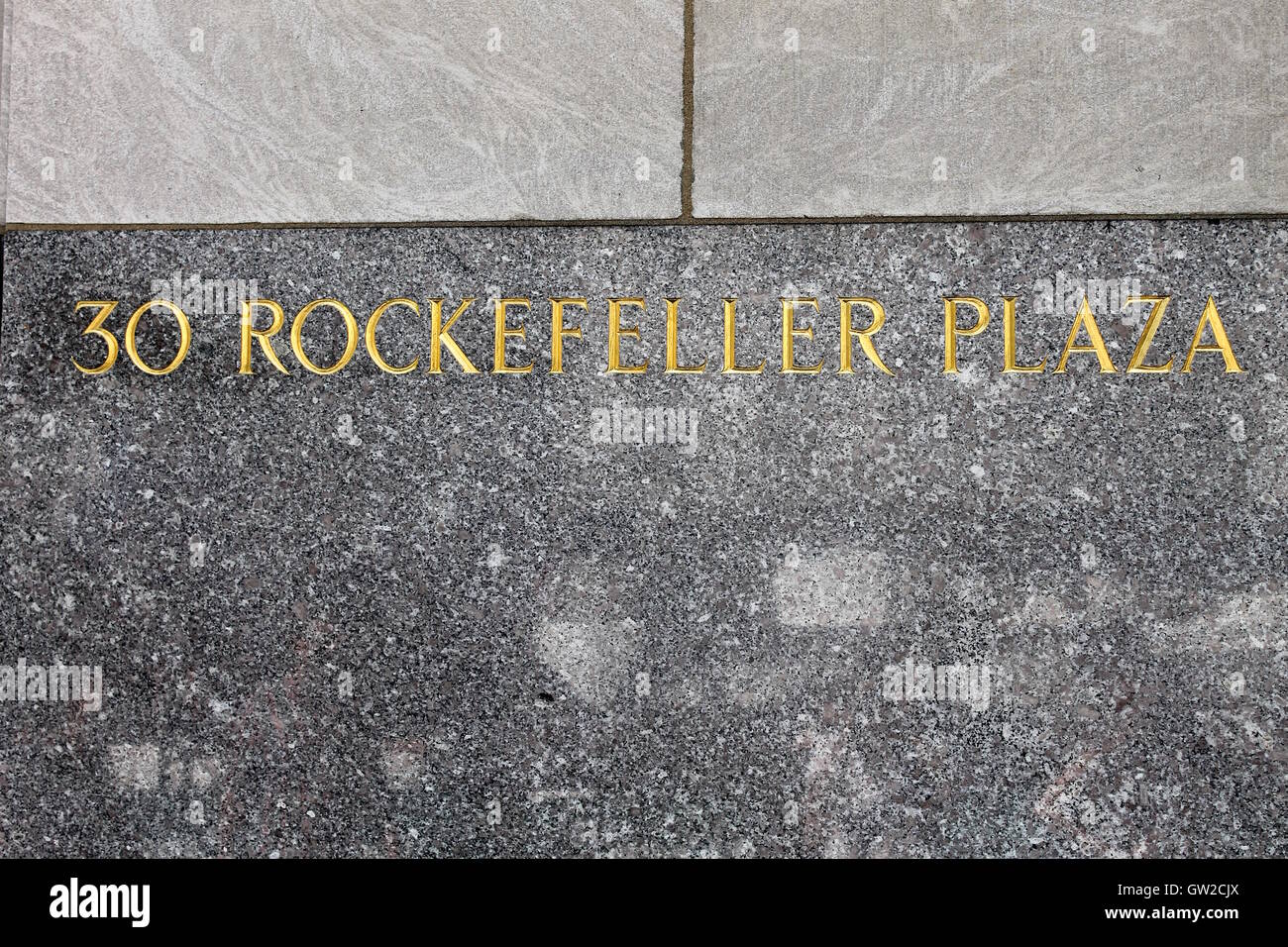 Rockefeller plaza sign hires stock photography and images Alamy