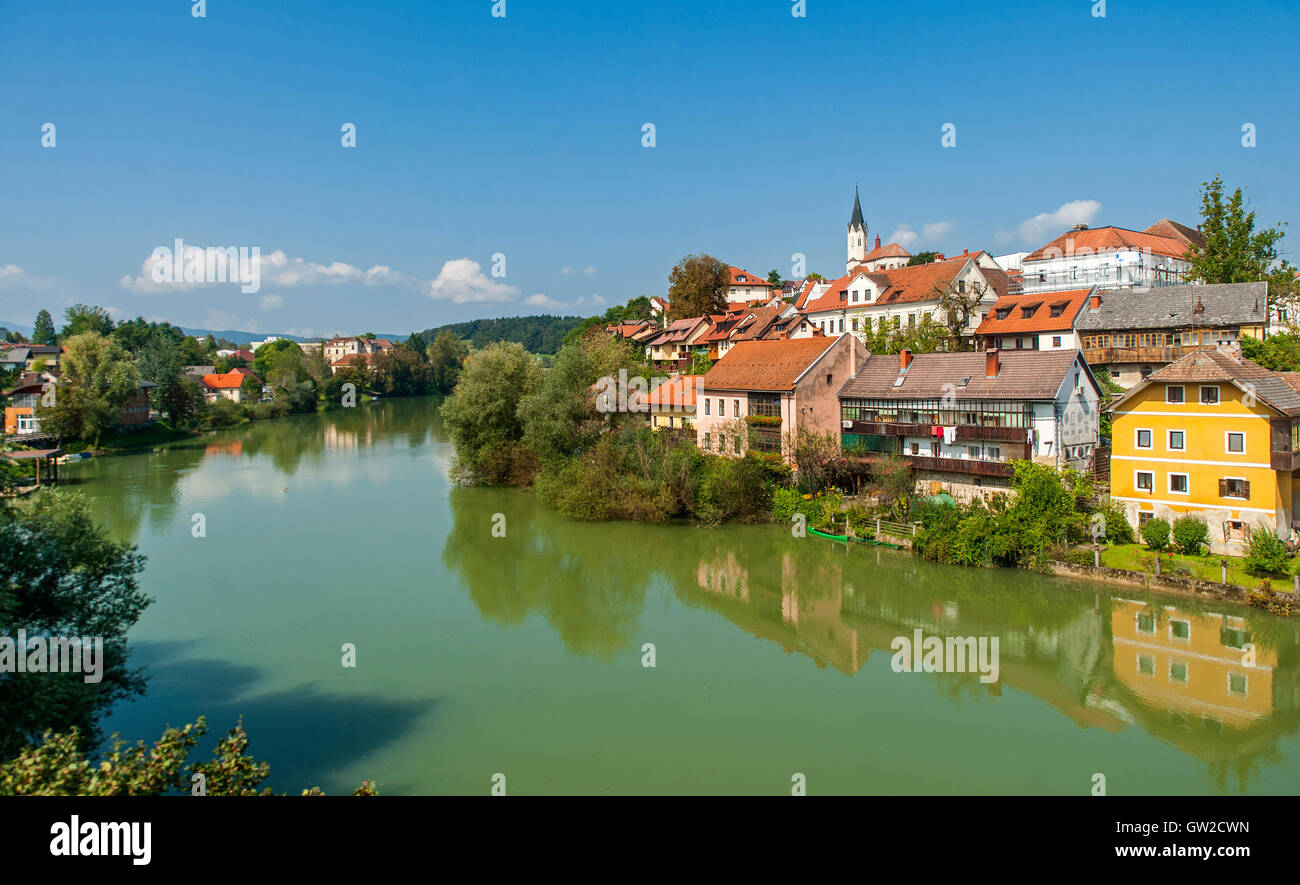 Novo mesto city, Slovenia Stock Photo