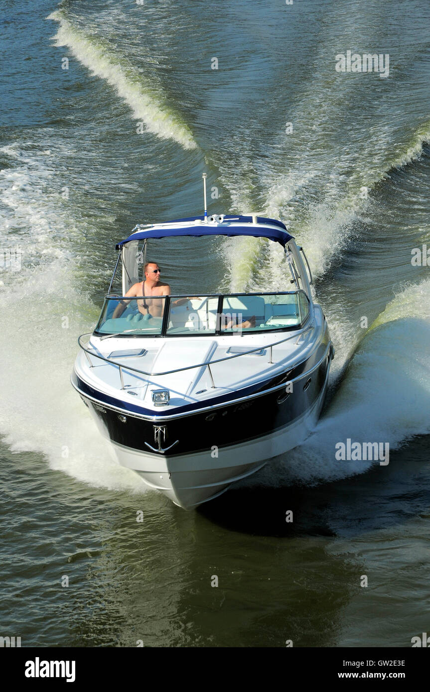 Recreational boating. Stock Photo