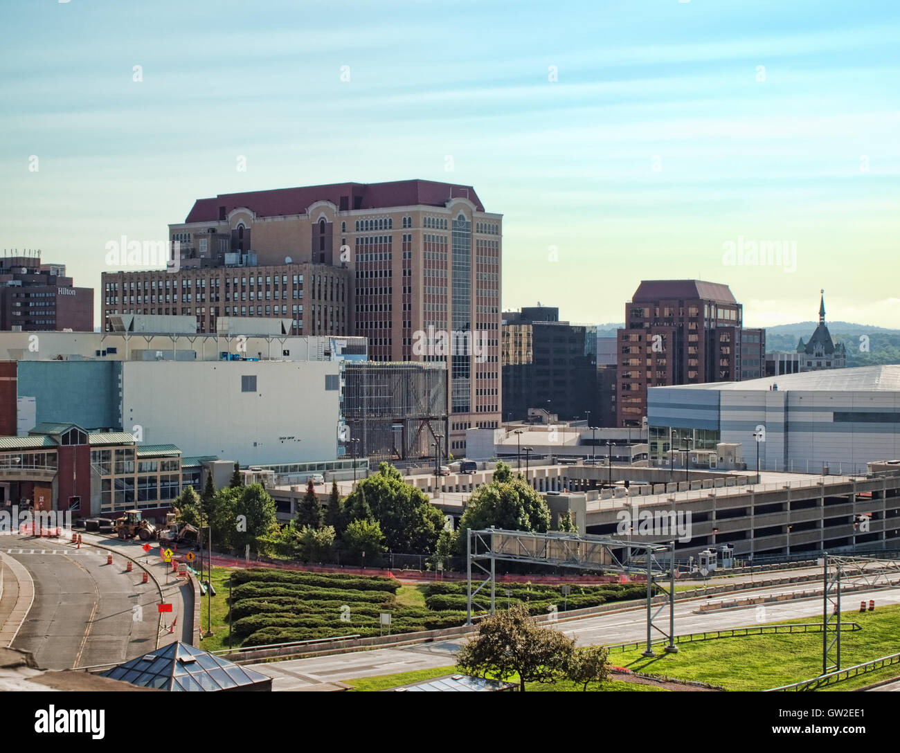 View of the city of Albany, New York Stock Photo