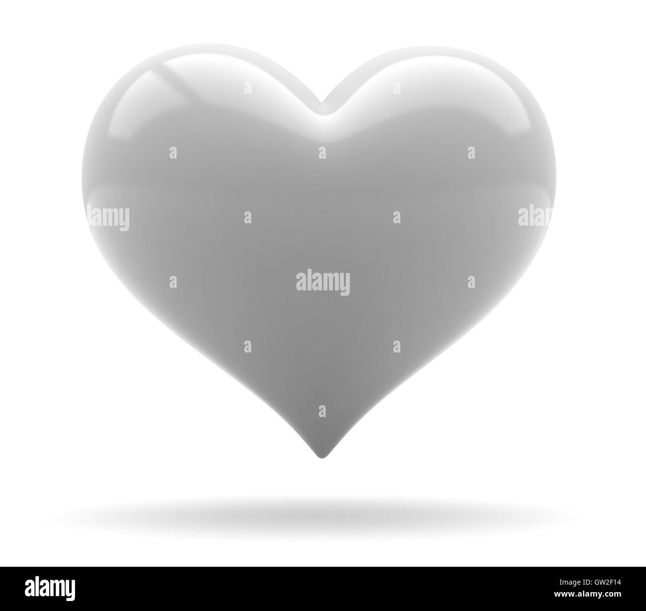 heart shape concept  3d illustration Stock Photo