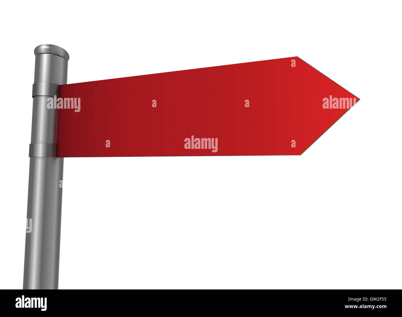 blank-road-sign-3d-illustration-stock-photo-alamy