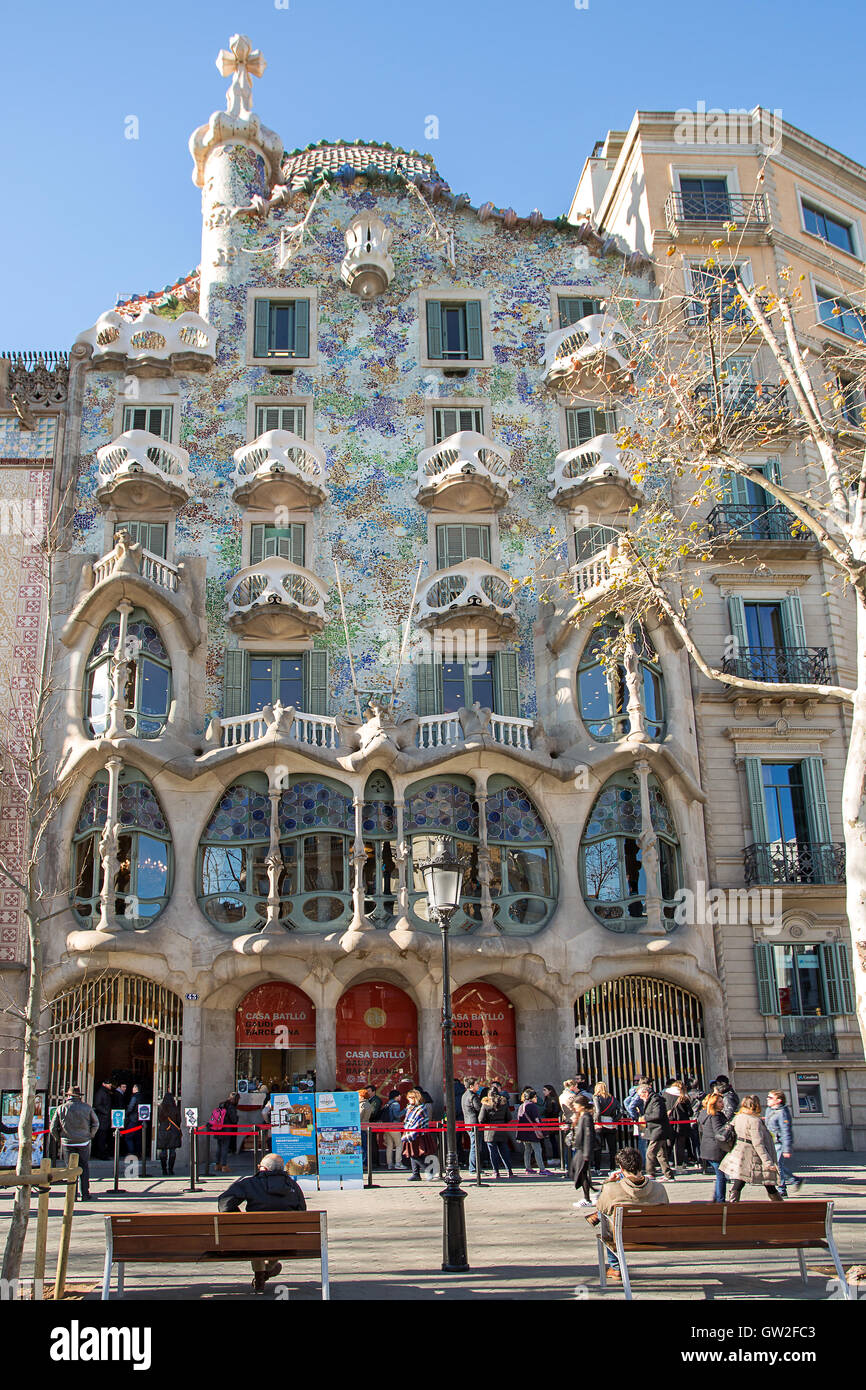 Gaudi Barcelona Casa Batllo Gaudi Barcelona Casa Batllo