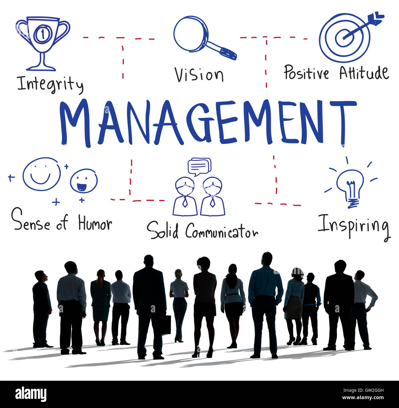 Management Coaching Business Dealing Mentor Concept Stock Photo