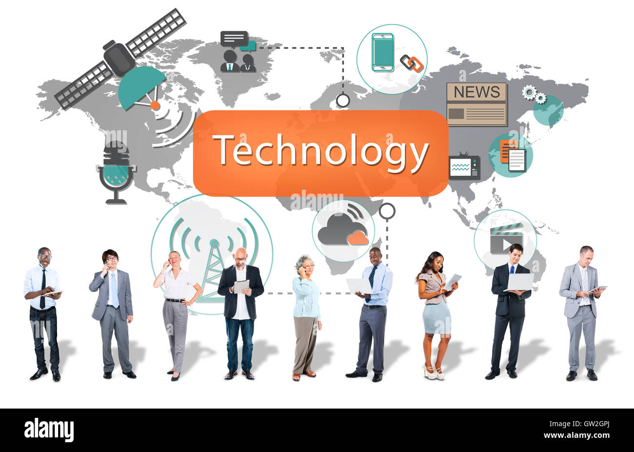 Technology Digital Evolution Innovation Concept Stock Photo