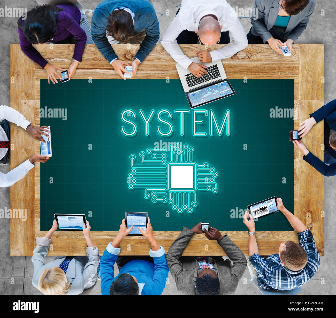 Technology Circuit Processor Innovation Network Concept Stock Photo - Alamy