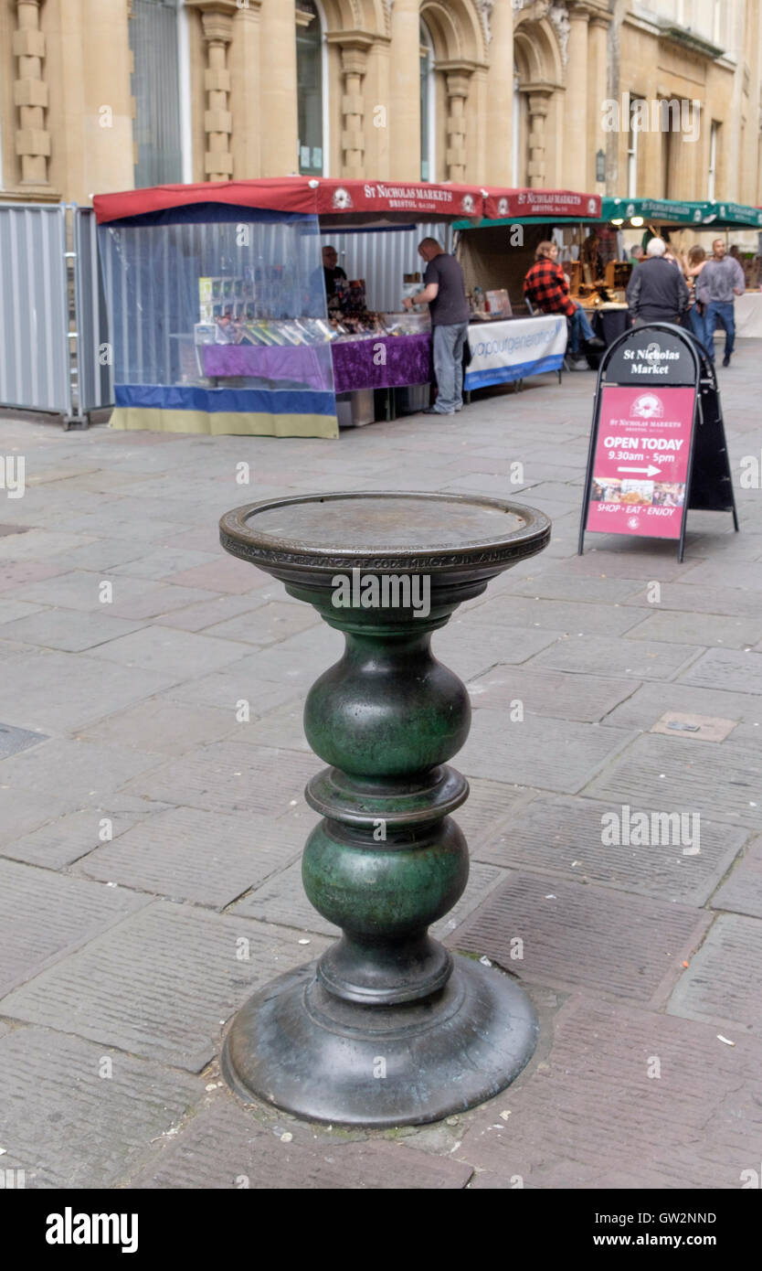 The Bristol Nails, St Nicholas Market Bristol Stock Photo Alamy