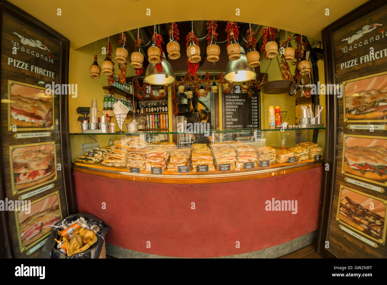 People buying sandwiches in a bar in Rome, Italy Stock Photo Alamy