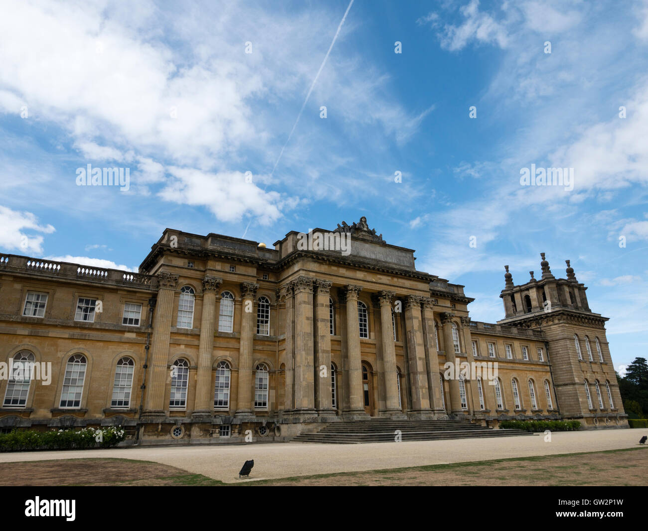 Blenheim palace exterior hi-res stock photography and images - Alamy