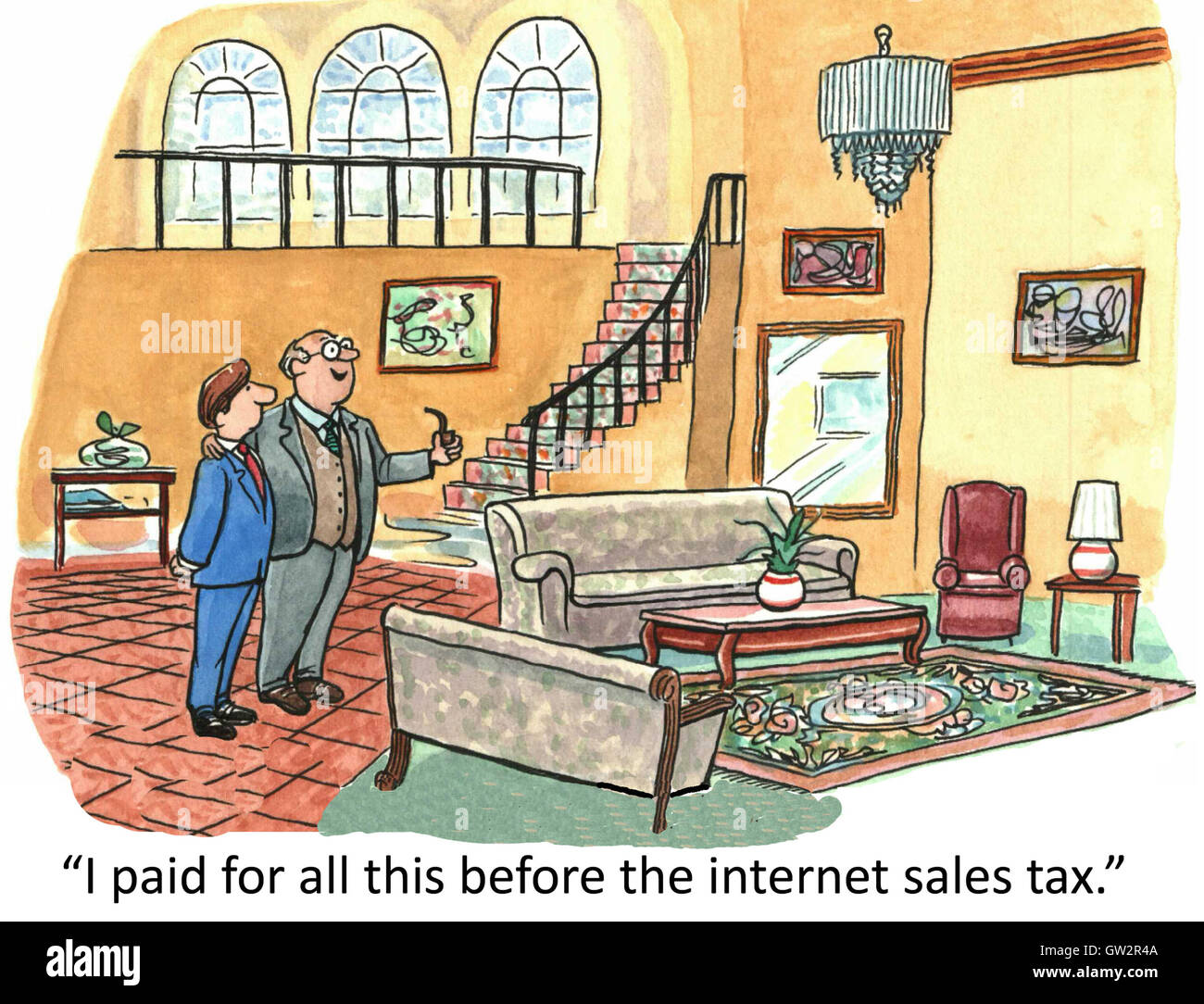 Sales Tax Stock Photo