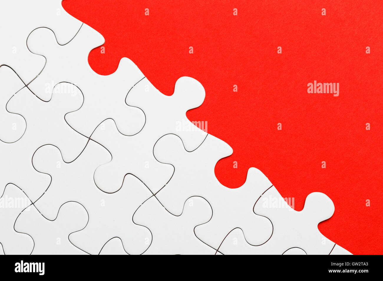Incomplete puzzle with missing piece stock photo alamy