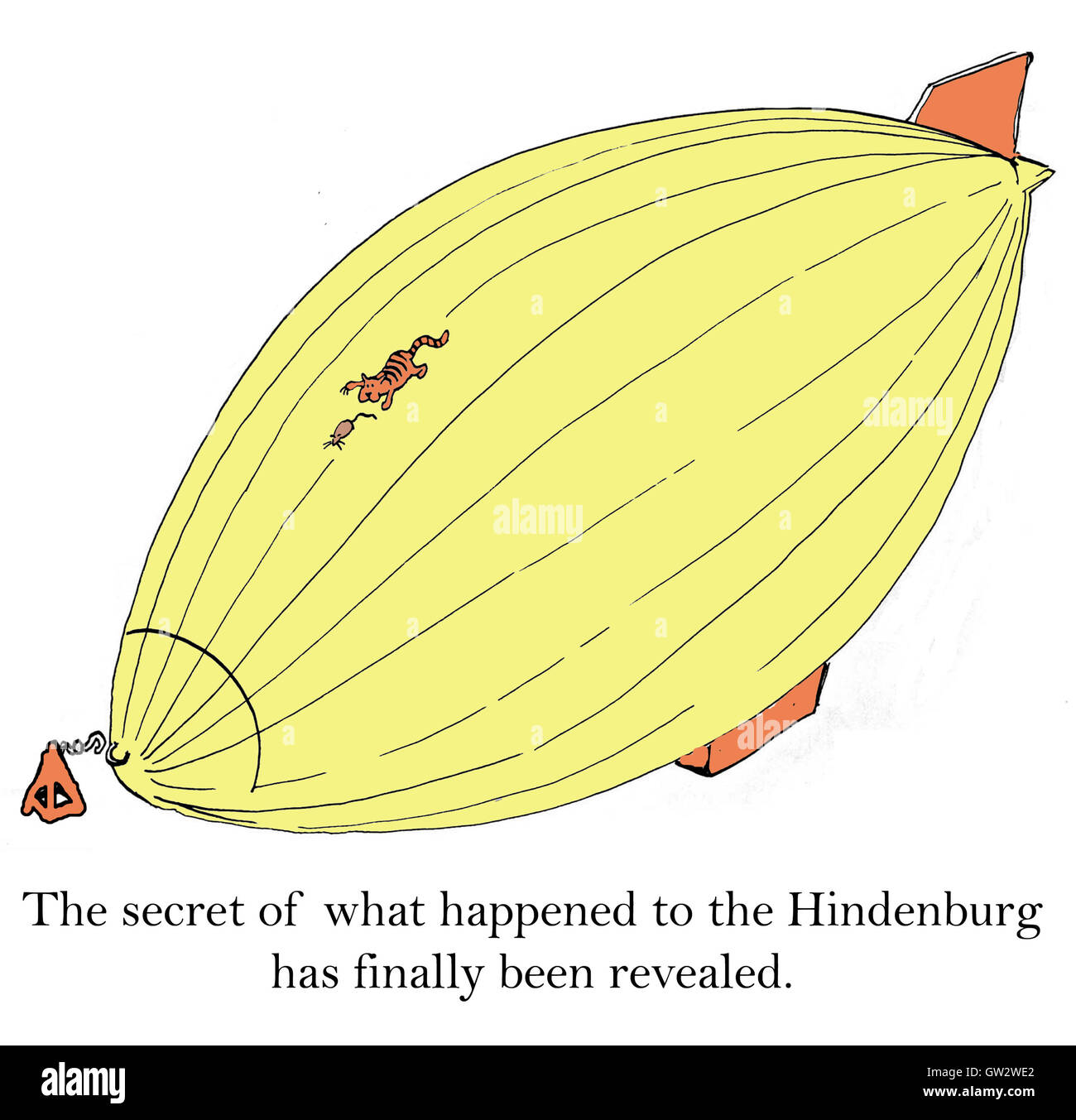 Secret of Hindenburg Stock Photo