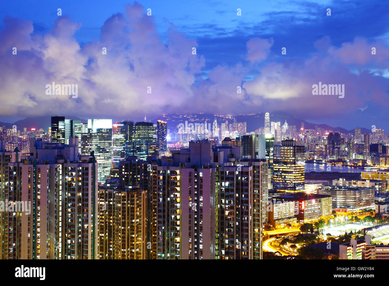 Hong Kong cityscape Stock Photo - Alamy