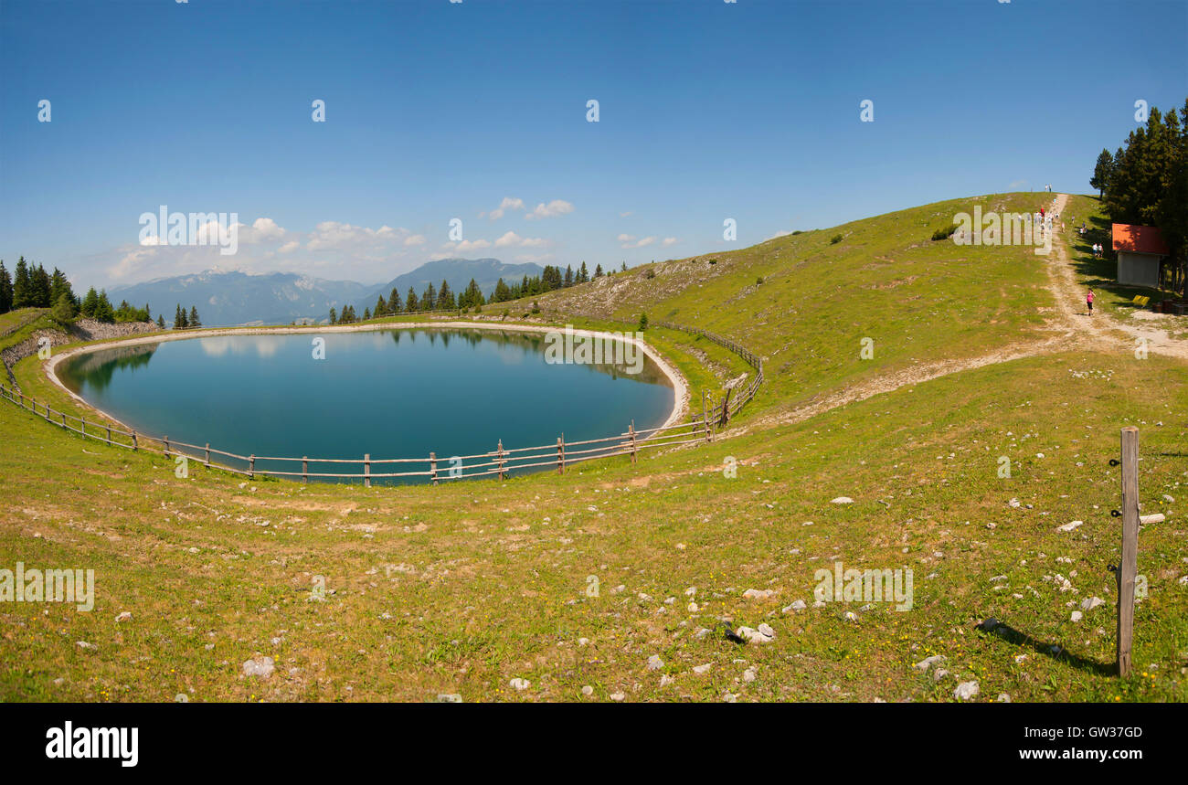 Accumulation lake on Golte, Slovenia, beautiful view Stock Photo