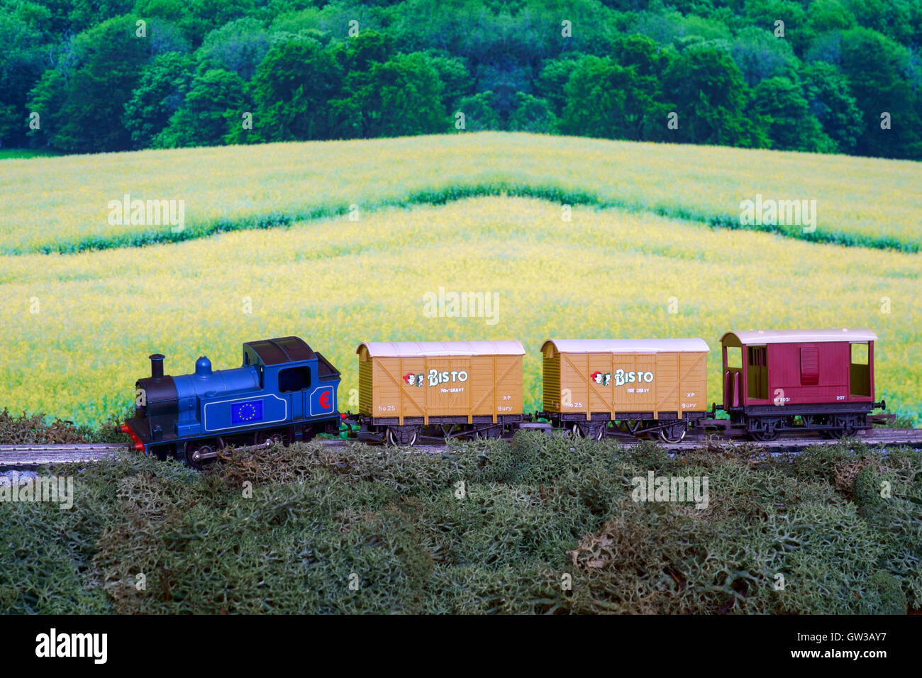 the eu gravy train of the european union concept picture following